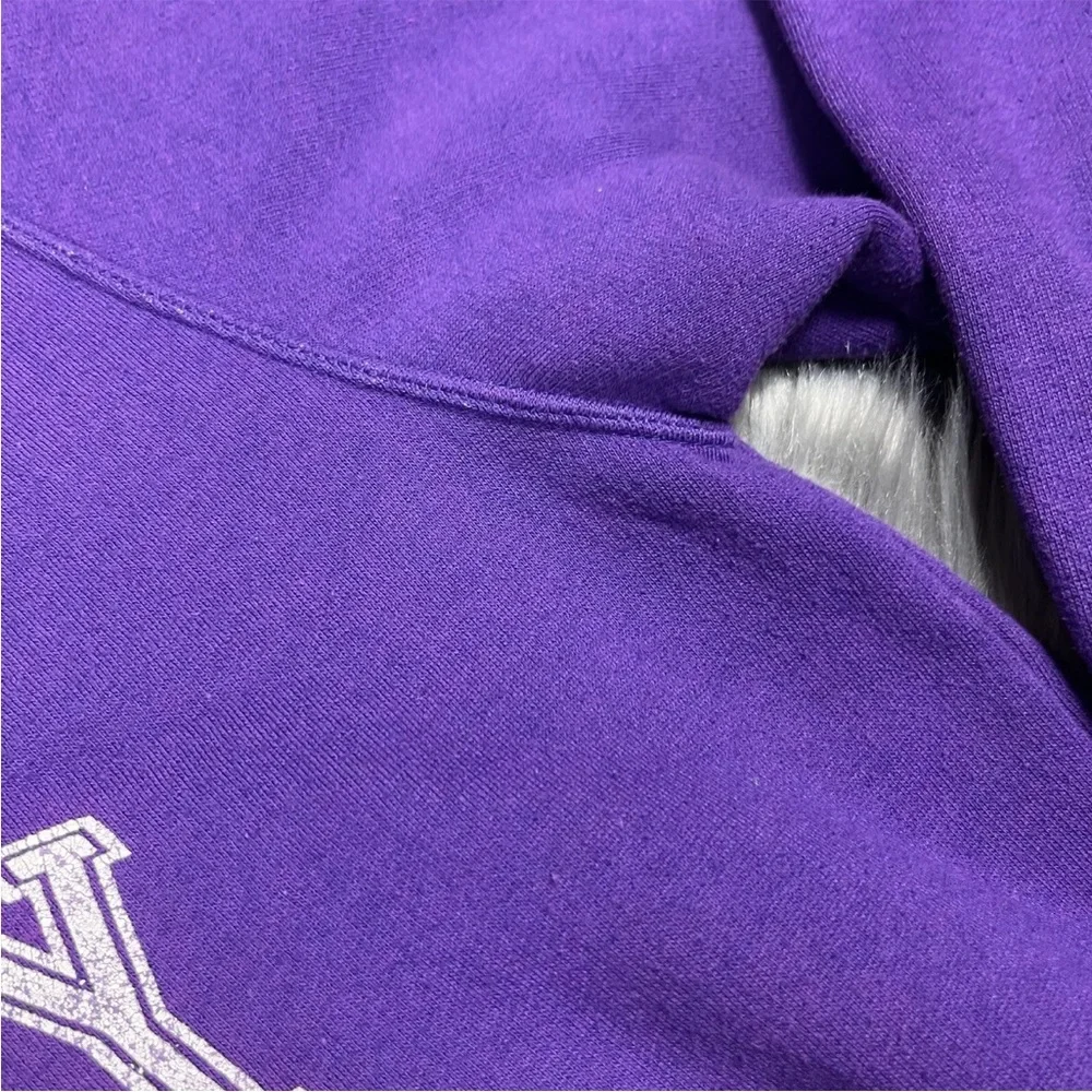 Vintage University Of Portland Oregon Purple White Crewneck Sweater